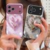 Love's Pink Purple Tulip For iPhone 17 Air 16 E 15 14 13 Plus 12 mini 11 17 Pro Max XR Xs Max 16E 7 8 Tempered Glass Phone Case