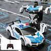Transformable Remote-controlled Car, One-button Transformation and 360° Rotation for Car-robot, Suitable Gift for Children, Perf
