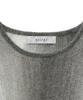 NOIRER FOR WOMAN Hairy Gradient Slim Knit (Gray)