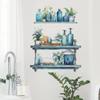 Fun-f58 Shelf Vase Bathroom Bathroom Wall Beautification Decorative Wall Stickers