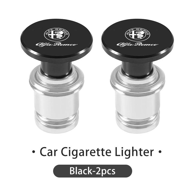 2026 Hot Sticker For Alfa Romeo Universal Car Aluminum Eject Button Cigarette Lighter Cover Giulietta 940 2010-2014 2015 2016 20