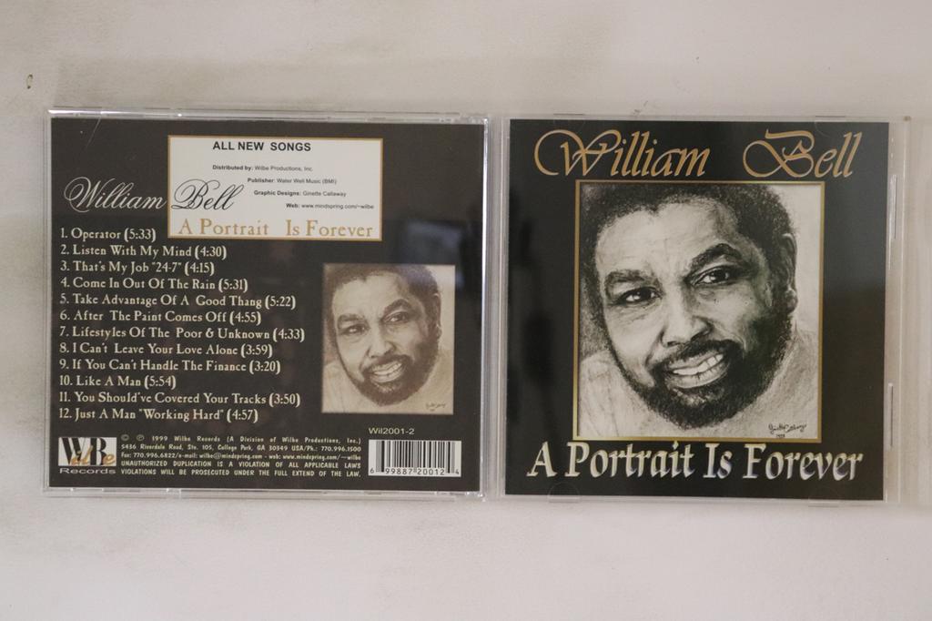 CD WILLIAM BELL - A Portrait Is Forever WIL20012 Wilbe Records I 1999 US Soul/Funk Used