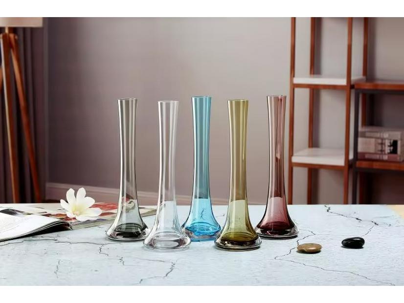 Elegant Glass Vase for Desktop Flower Arrangements - Creative Home Decor Ornament