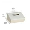Ceramic Tissue Box Modern Minimalist Geometric Paper Extraction Box Living Room Dining Table Ornament Creative Decoration