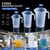 Thickened Plastic Measuring Cup with Scale Liquid Measuring Cup Graduated Cup  Kitchen Baking