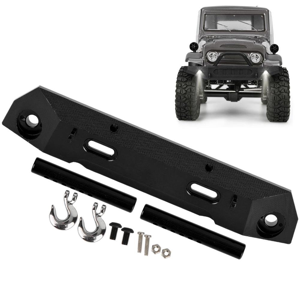 Aluminium Alloy RC Rear Bumper Replacement Accessories Fit for RGT 136100 1 10 RC CrawlerBlack 680025BL
