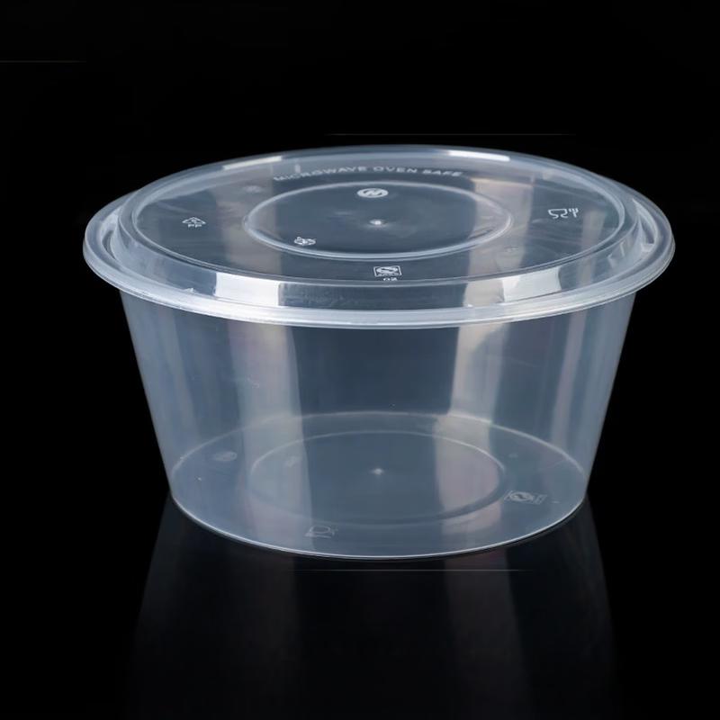 Disposable Round Plastic Food Containers