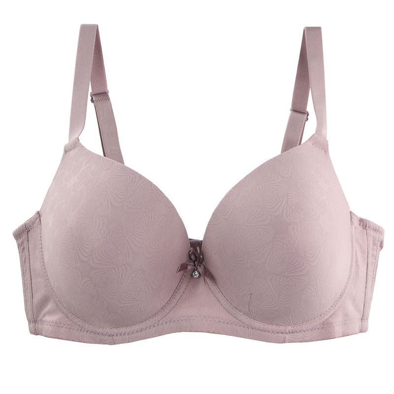 Source Bra Adjustable Large Size Women's Underwear Lace Breathable Glossy Anti-sagging Bra Source