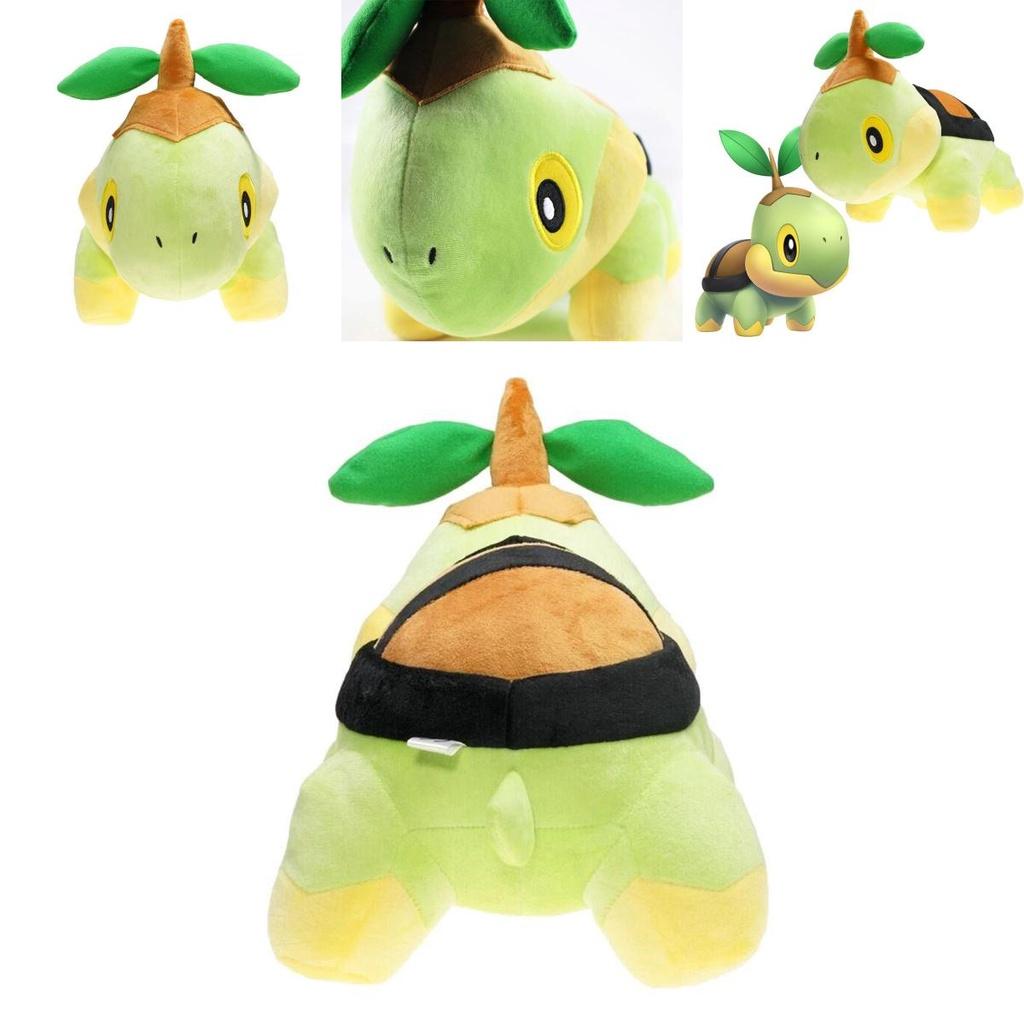 Lovable Pokemon Turtwig Plush Doll With High-density Plush Material For Maximum Softness