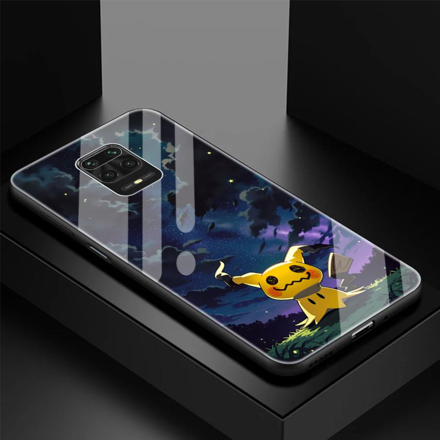 Glass Case for Xiaomi Redmi Note 15 14 Pro 12 13 10 12S A1 10S A2 Plus A5 11 Luxury Phone Cover Gengar Pokemon Cool