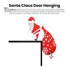 Vánoční dekorace rohu dveří Rustikální dřevěný Santa Claus Elk Gnome Skřítek Levý Pravý Rámeček Cedule Hrana předních dveří Postýlka Sváteční ozdoba