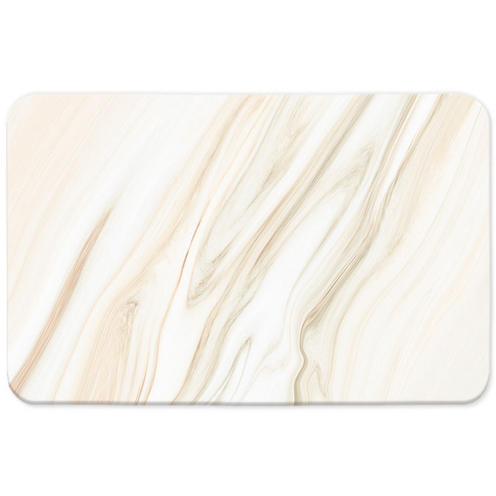 Simple Printing Bathroom Thickening Mat Bath Non-slip Carpets In Wash Basin Bathtub Side Floor Rug Shower Room Doormat Memory Foam 3D Pad