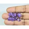 8X12MM Natural Amethst Ring Size Pear Cabochon Loose Gemstone 8Pcs Lot 27Cts A-445