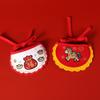 Cartoon New Year Cat Scarf 2026 Horse Year Embroidered Dog Drool Bib Lucky Blessing Comfortable Pet Clothing Pet Show