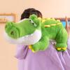 Large Crocodile Hugging Pillow Green Giant Stuffed Animal Doll Toy Soft Plush Body Pillow for Kids And Adults