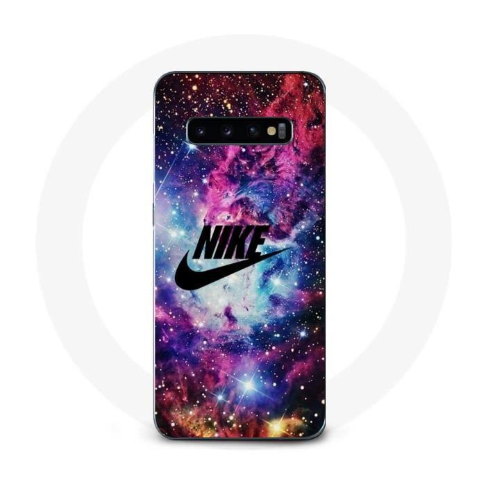 Coque - Maniacase - Samsung Galaxy S10 Plus - Nike Logo - Souple - Noir