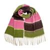 Thickened warm imitation cashmere scarf women's winter fringed scarf retro fashion scarf shawl