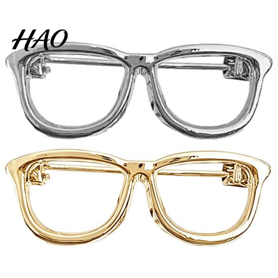 Women Decorative Pin Alloy Glasses Brooch for Men Women, Eyeglasses Shape Lapel Zinc Pin, Accessory Suits Shirts Sweaters Daily Outfit