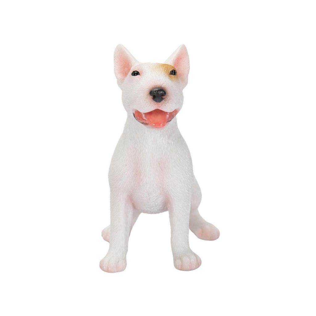Ubia Welcome Back Bull Terrier x 4 x 7cm Doll Figurine Ornament Animal Garden Decoration Dog H23144 6.3