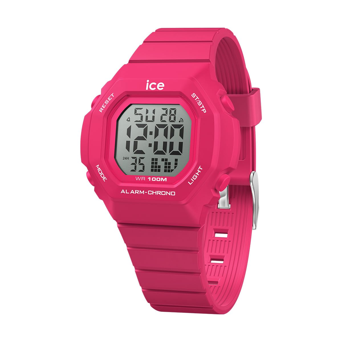 Авторизованный дистрибьютор [Ice Watch] Цифровые мужские часы Ice Watch 022100 ICE digit Ультра-розовые Маленькие