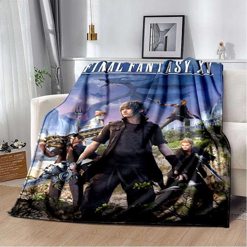 New Style Cloud Tifa Aerith Final Fantasy Games Sephiroth Blanket,Soft Throw Blanket for Home Bedroom Bed Sofa Cover Kids