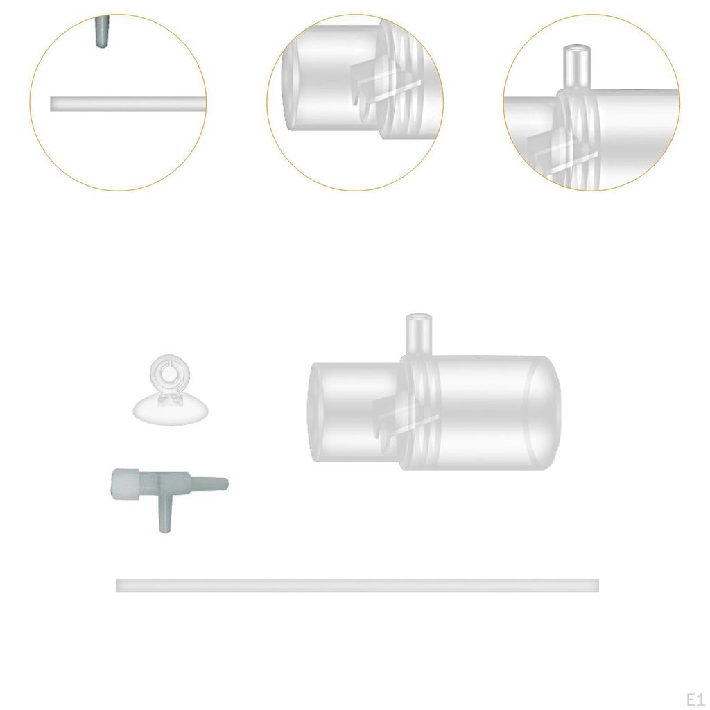 Enrichment Adapter Water Outlet Nozzle Transparent Control Levels Set The Flow Easily To Be
