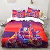 3D Print Rust Game Logo Bedding Set,Duvet Cover Comforter Bed Set Quilt Cover Pillowcase,King Queen Twin Size Boys Girls Adults