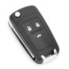 3 Buttons Flip Key Fob Case Shell Cover Replacement Accessories Fit for Chevrolet