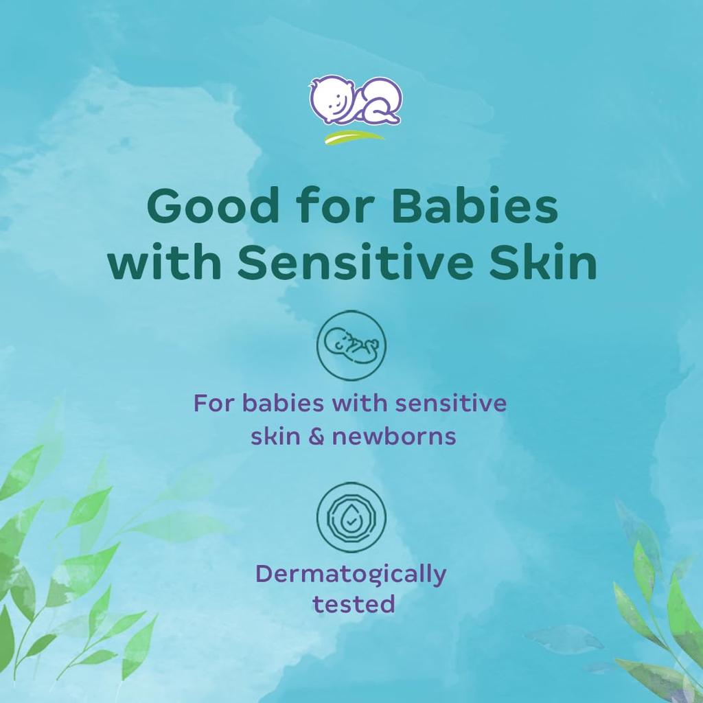 Himalaya Nature Touch Water Baby Wipes 72 Count Pack of 2 Sensitive Skin Biodegradable