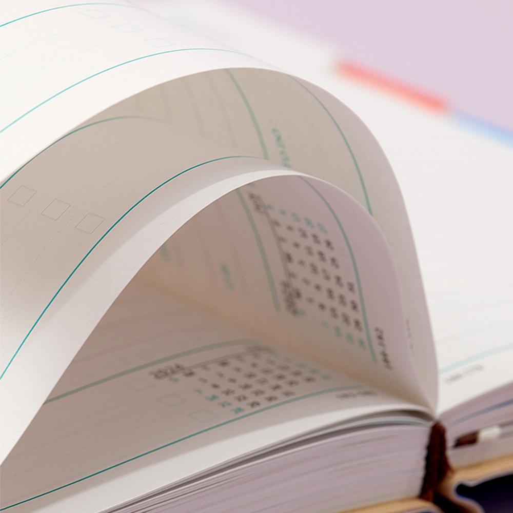 (Can Engrave Logo) New 2024 Work Planner, Student Self-disciplined Study Plan, Daily Memo, Notebook, Business Notepad, Time Management Manual