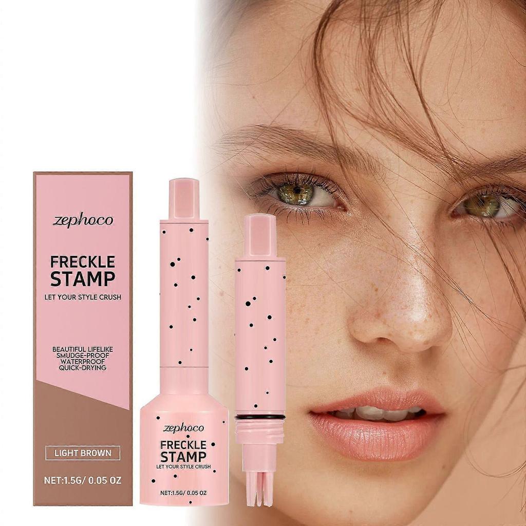 The Zephoco Light Brown Facial Freckle-Like Stamp Pen Can Easily Embellish Your Makeup And Create A Fashionable Matte Look