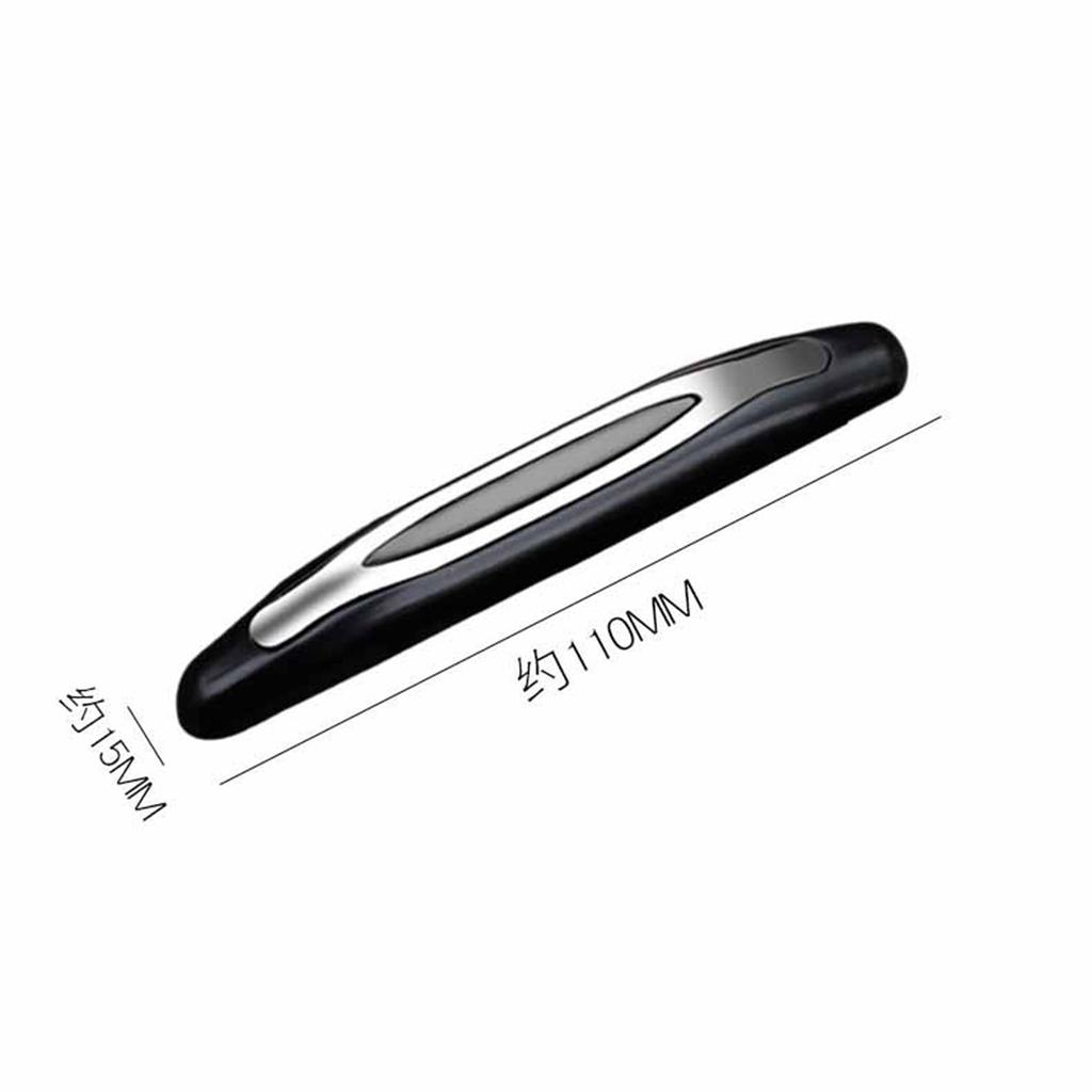 4 Stück 110x15mm Autotürkantenschutz Zierleiste Stoß Kratzschutz Dekorative PVC-Leiste Schwarz für Auto Limousine LKW SUV