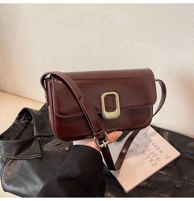 

Простая повседневная сумка-мессенджер через плечо, маленькая квадратная сумка, модная, повседневная, универсальная, подмышечная сумка, универсальная, на плечо, женская сумка