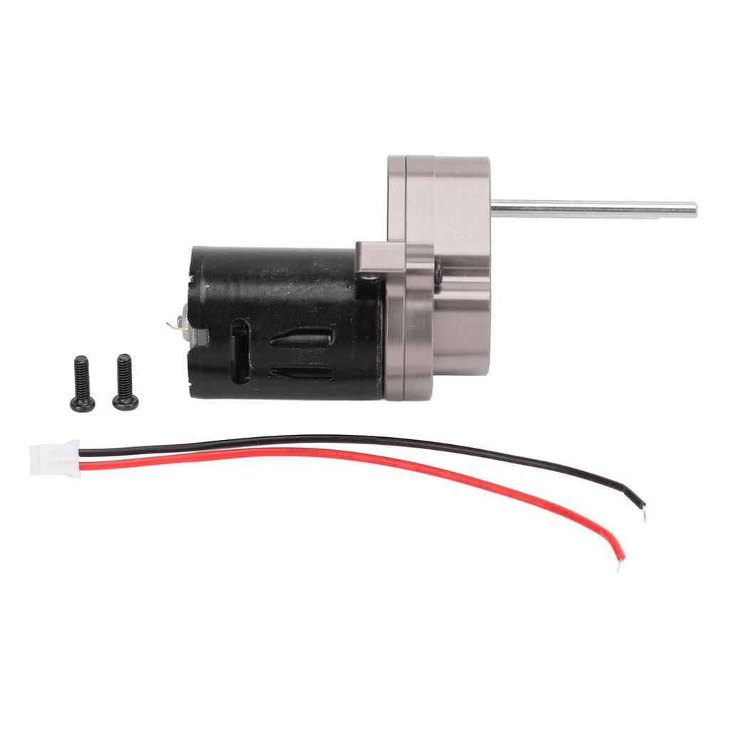 RC Gearbox Metal Stable High Speed Gearbox Assembly with Connection Cable Screws for D12 1 10 Remote Control Car