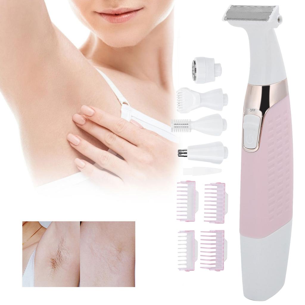 Electric Body Depilator USB Rechargeable Women Shaver Painless 5 In 1 Hair Removal Machine