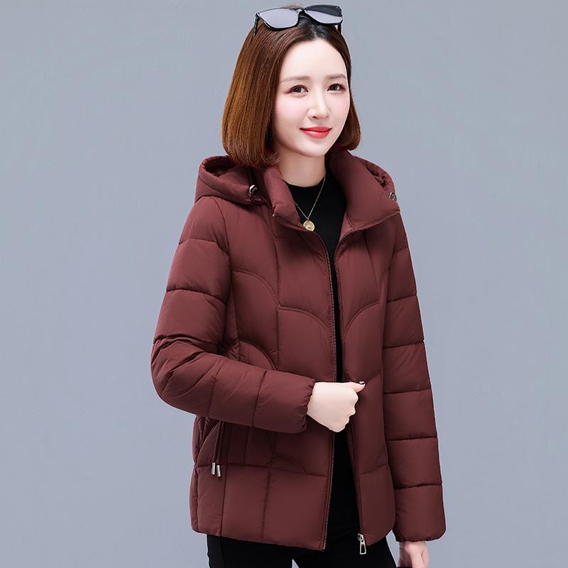 Hooded Cotton Jacket for Women In Winter, Korean Version, Cold Proof and Warm Cotton Jacket
