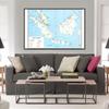 Many Styles The Southeast Asia Map,Chinese/English Bilingual,Wall Map Poster,Home School Classroom Decor,Travel Supplies