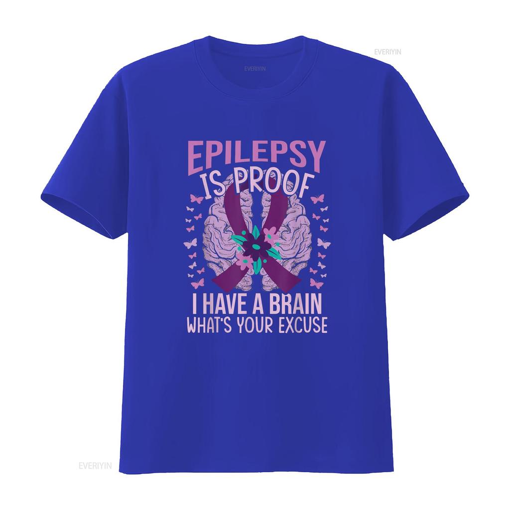 Epilepsy Awareness T Shirt vintage Washed Soft homme graphic Stretched Casual streetwear Versatile Slightly Stylish Unisex