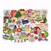 Santa Claus Christmas Graffiti Stickers Christmas Decorations Sticker Toy 100pcs/pack