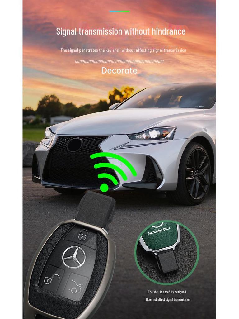 Kryt klíče Mercedes Benz E300L pro C260/E200/A200L/GLC/E-Class/C200/GLA.
