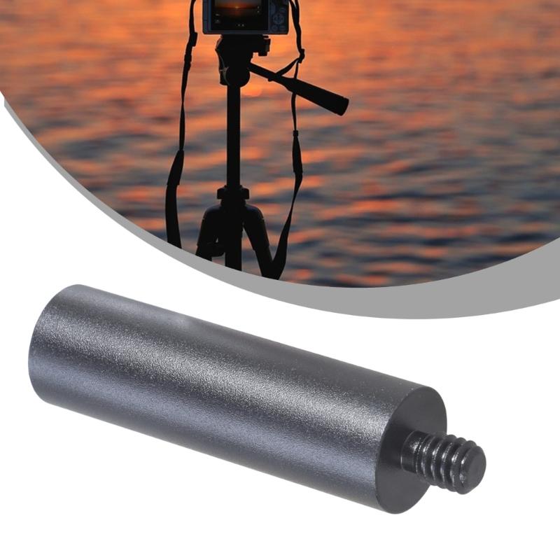 50mm Long Extension Tube 1/4-20 Double Thread Connector for Photography Gear Tripods Camping Light Mounting
