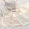 Ladies' Breathable Cartoon Cotton Underwear - Comfortable Antibacterial Waistband Triangle Pants