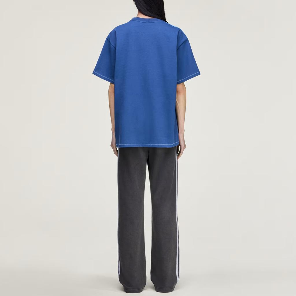 Adidas Originals X Avavav Breathable Striped Crew Neck T-Shirt Women Tops KD1478