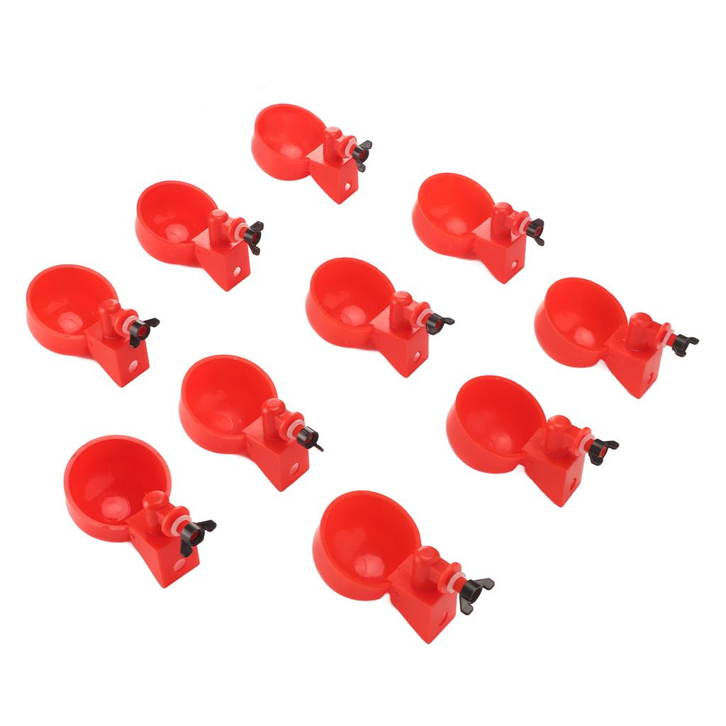 Chicken Waterer Cups Automatic Filling Waterer Chicken Water Feeder Kit Poultry Drinking Bowl for Ducks Geese Turkeys