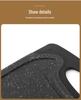 Non-Slip Marble Pattern Plastic Cutting Board Set (3-Piece, Thickened, Hangable)