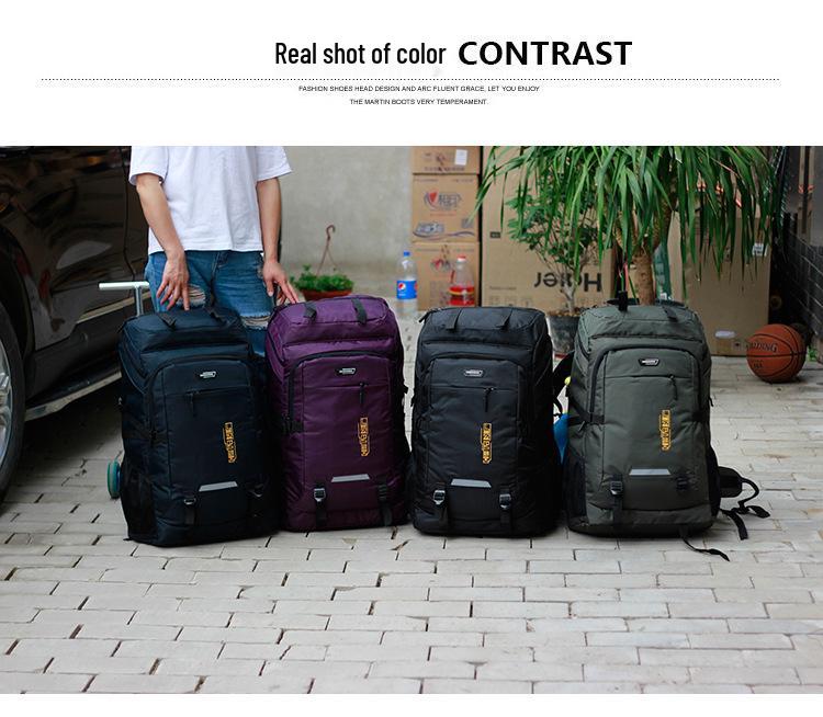 Xin Bisheng 80L Large Outdoor Hiking Backpack for Travel and Laptop Storage