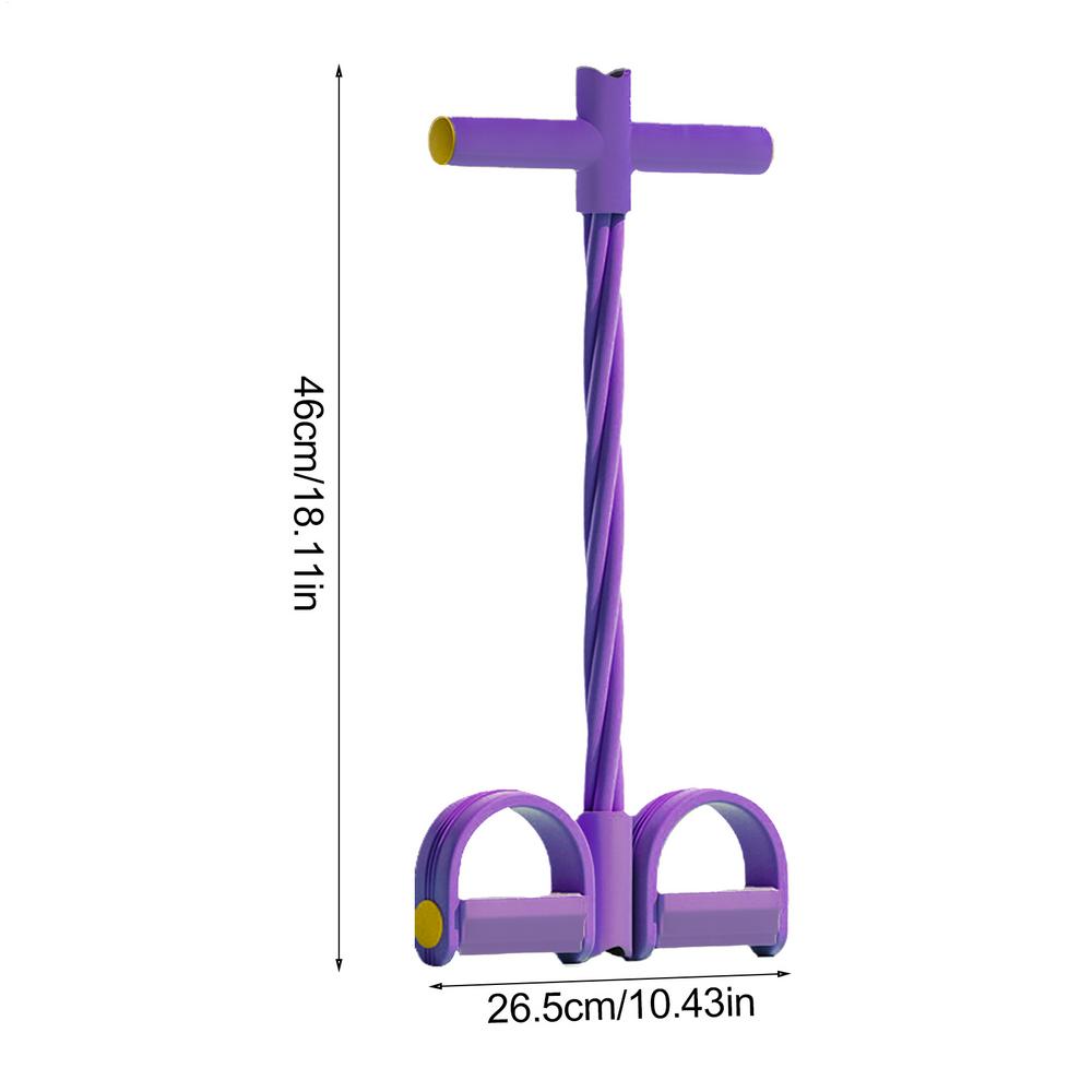 Yoga Pedal Puller Pedal Tensioner Multi-Functional Household Fitness Equipment Yoga Abdominal Strengthening Elastic Band Tension