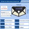 Outdoor Solar Motion Sensor LED Wall Light