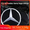 Autoaufkleber Für Benz AMG Der Stern-Logo-Plakette für den Kühlergrill Spiegelunterseite 3D ABS-Logo für Mercedes-Benz für Mercedes-Benz W177 X25