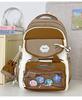 The Korean version of the schoolbag is fresh and painful, and the large-capacity female high school student campus has multiple compartments.